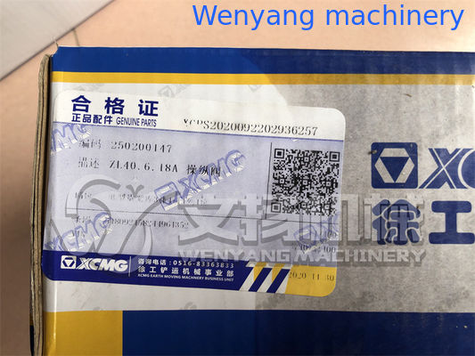 Китай XCMG колесный погрузчик ZL30G оригинальные запасные части клапан управления 250200147 поставщик
