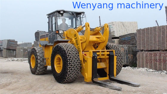 Горячая распродажа WY968-18D 18-тонный колесный погрузчик с вилами для поддонов с двигателем Weichai 175 кВт поставщик