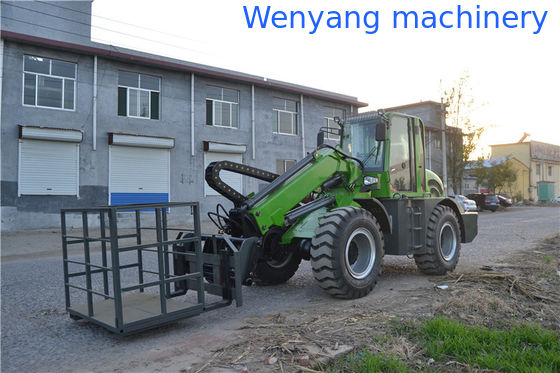 Загрузчик на колесах с телескопическим бумом на 1,5 м3 с высотой подъема 6050 мм поставщик