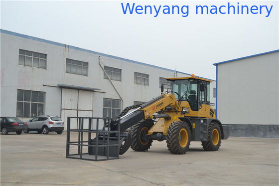 WY3000 Телескопический вилочный погрузчик с высотой подъема 5,4 м с рабочей платформой поставщик