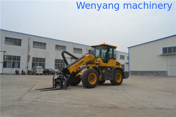 WY3000 высота подъема 5,4 м телескопический вилочный погрузчик для складирования сена поставщик