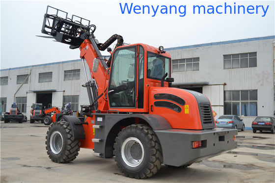 Китайский вилочный погрузчик WY2500 для земляных работ, 4WD, телескопический, грузоподъемность 2,5 тонны поставщик
