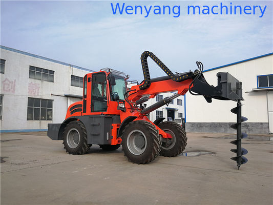 WY2500 строительная техника 4WD телескопический погрузчик с буром для земли поставщик