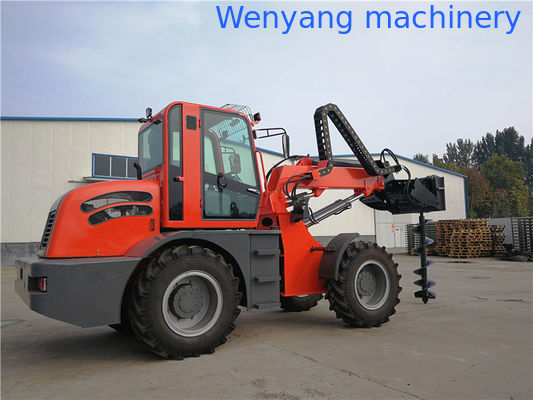 WY2500 строительная техника 4WD телескопический погрузчик с буром для земли поставщик