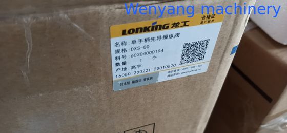 Запчасти лонкинг-волнового погрузчика Однорукий пилотный клапан DXS-00 60304000194 поставщик